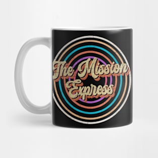 vintage circle line color The Mission Express Mug